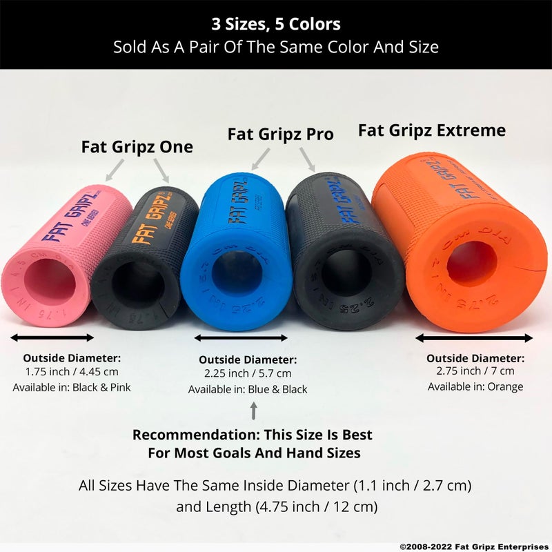 Fat Gripz Pro - Special Edition Black (New) (2.25"" Outer Diameter) - Image 4